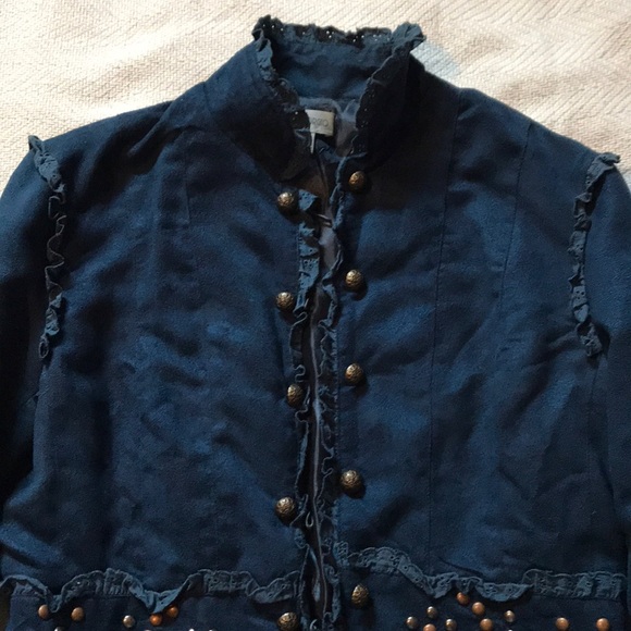Stunning navy blue designer lightweight jacket - Picture 3 of 6